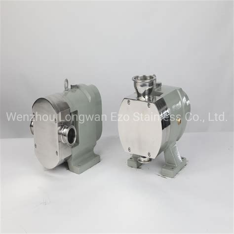 Stainless Steel Sanitary Rotor Rotary Lobe Transfer Gear Positive