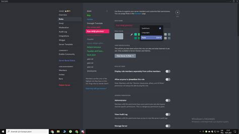 Roleplay Discord Templates