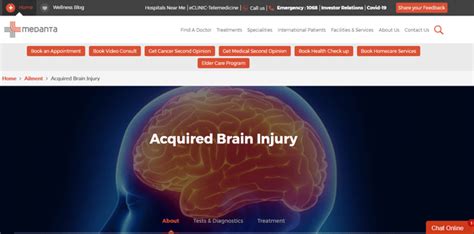 Acquired Brain Injury Symptoms, Causes & Treatment | Medanta acquired ...