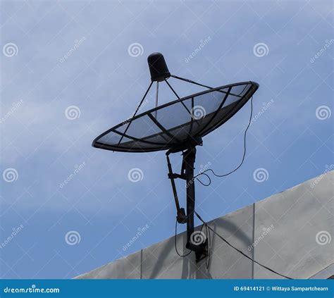 TV Satellite dish stock image. Image of global, network - 69414121