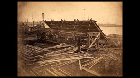 Building Supply Barges During The Civil War In Alexandria Virginia