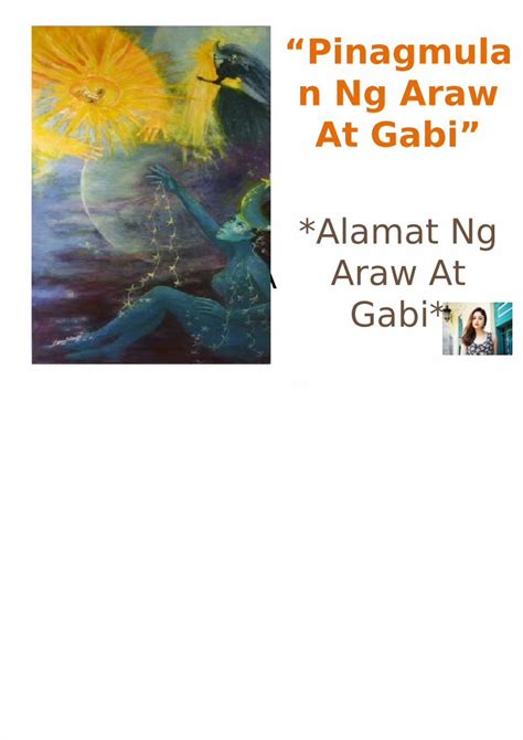 Pdf Pinagmulan Ng Araw At Gabi Alamat Ng Araw At Gabi Dokumentips