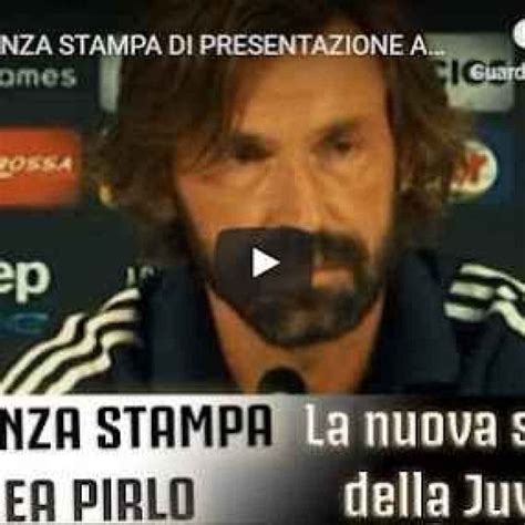 Serie A Conferenza Stampa Andrea Pirlo La Nuova Stagione Della