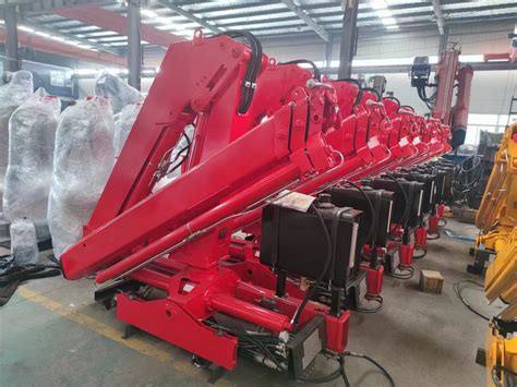 Ton Hydraulic Knuckle Boom Crane For Truck Mounted China Mounted