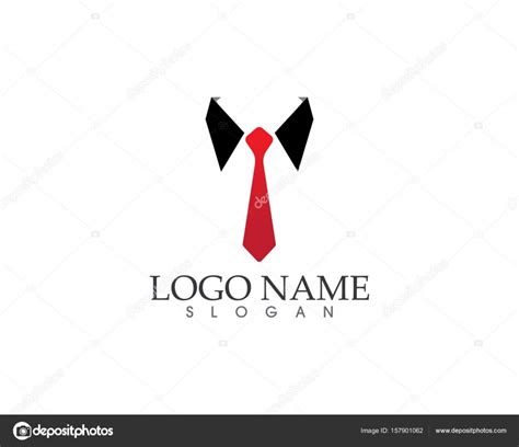 Esmoquin hombre logotipo y símbolos negro iconos plantilla Vector de