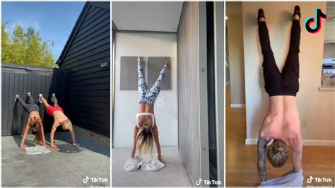 T Shirt Handstand Challenge Tiktok Compilation New Trend Youtube