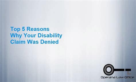 Why Was My Long Term Disability Claim Denied