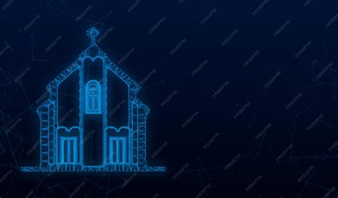 Herhangi Bir Amaç Için Kilise Harika Tasarım İç Tasarım Çizgi Simgesi İnşaat Binası Logo Simgesi
