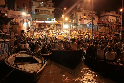 evening time  ghat varanasi india sitting   dock flickr