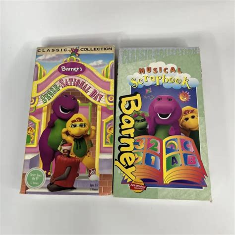 Barney Friends Vhs Video Tape Sense Sational Day Classic And Musical