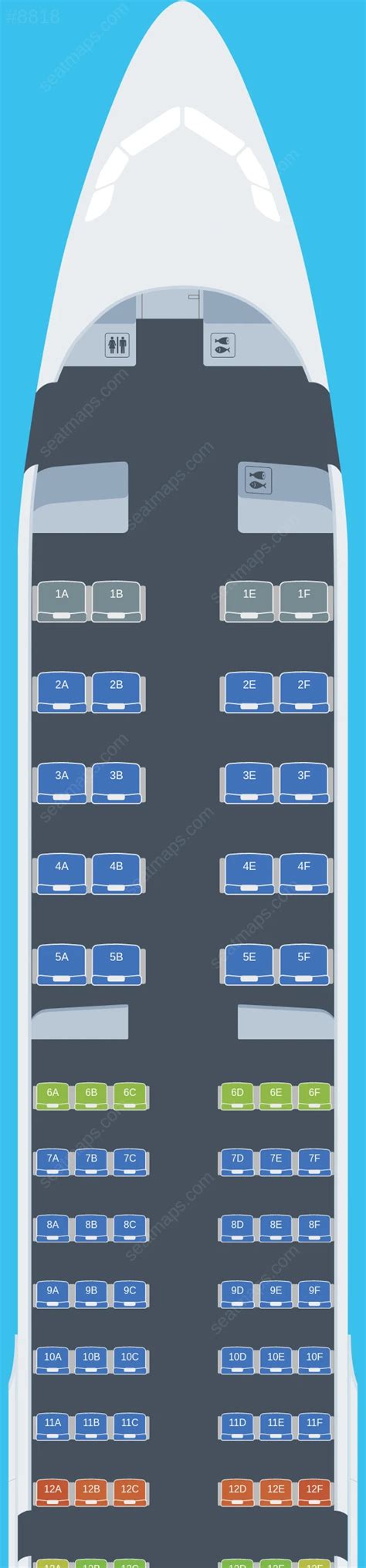 Sitzplan Des Airbus A321neo Der Turkish Airlines