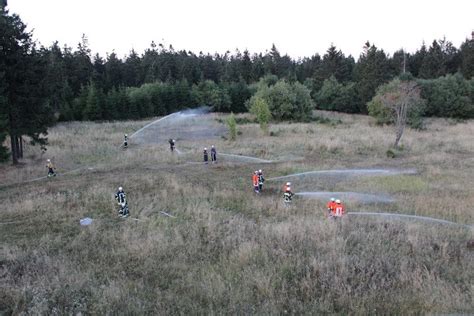 Waldbrand Feuerwehrleute Probten Den Ernstfall Regionalheute De