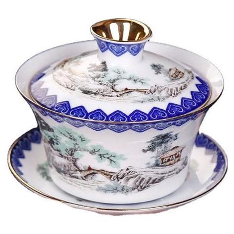 Sld Jingdezhen Seramik Ay Tureen Mavi Ve Beyaz Porselen Fiyat