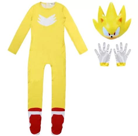 Busca 40 Piezas Sonic Costumes Mono De Dibujos Animados Con Guante A La