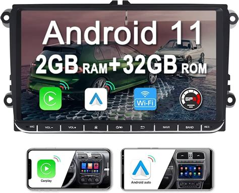 Android 11 Autoradio Carplay Vw Golf 5 6 Passat Caddy Eos Polo Jetta C