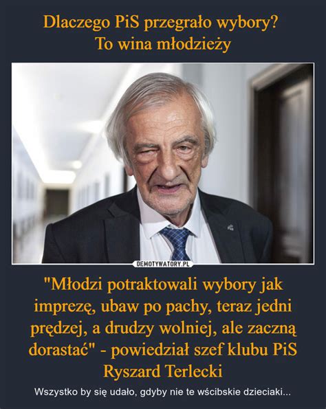 Dlaczego PiS przegrało wybory To wina młodzieży Młodzi potraktowali