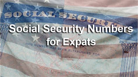 Social Security Numbers For Expats How To Get Your Social Security Number International