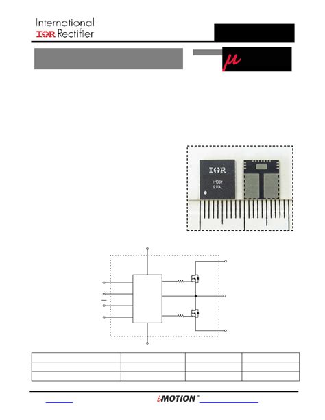 Irsm Mh Datasheet Pages Infineon Half Bridge Ipm For