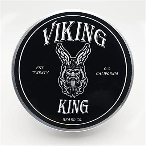 Viking King Beard Co Beard Balm Silver Unscented All Natural Beard Softener