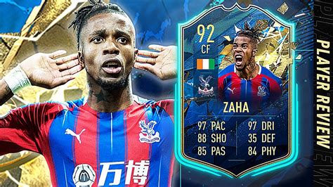 Fifa Totssf Wilfred Zaha Player Review This Card Is Crazy Is