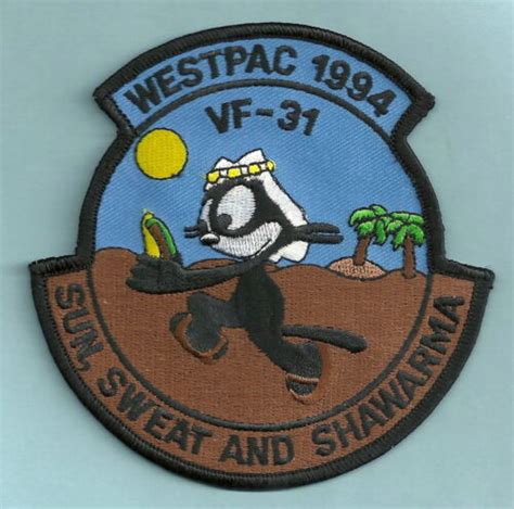 Vf Tomcatters Navy Fighter Squadron Patch Westpac Felix Ebay