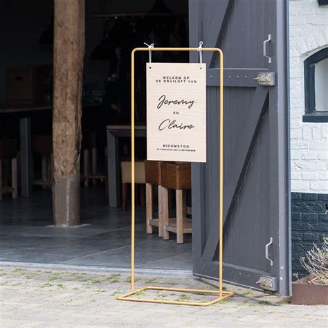 Houten Welkomstbord Bruiloft Met Namen Chique Weddingdeco Nl