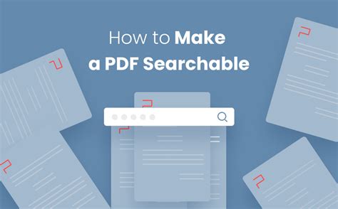 Proved How To Make A Pdf Searchable In