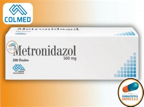 METRONIDAZOL 500 MG CAJA X 200 OVULOS COLMED