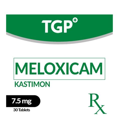 RX KASTIMON MELOXICAM 7 5MG TABLET