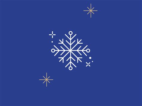 Twinkling Snowflakes by Plane Crazy on Dribbble