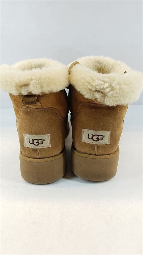 UGG Women S Kristin 1012497 Brown Suede Round Toe Pull On Winter Boots