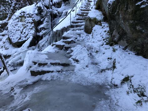 Gertelbach Wasserfälle 700m 700m Aktuelle Verhältnisse vom 14 02