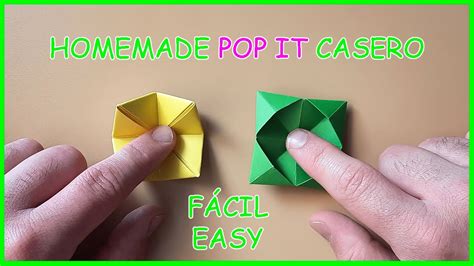 POP IT casero de papel Origami FÁCIL YouTube