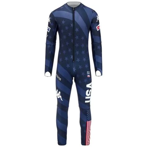 Kappa Us Ski Team Sl Race Suit Blue Usst Teamskiwear Ski Racing Shop