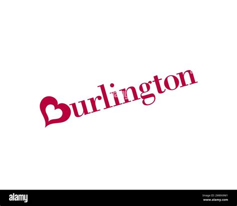 Burlington department store, rotated logo, white background Stock Photo ...