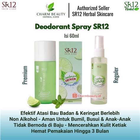 Jual Sr Deodorant Spray Deodoran Herbal Alami Penghilang Bau Badan