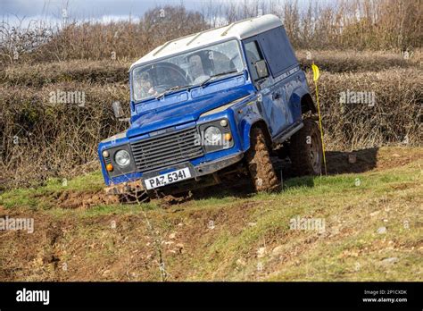 February Land Rover Defender Taking Part In An Adwc Off Road