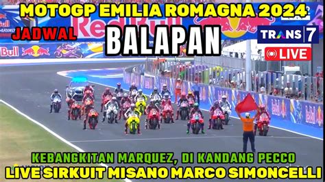 Live Trans Balapan Motogp Emilia Romagna Berita Motogp Hari Ini