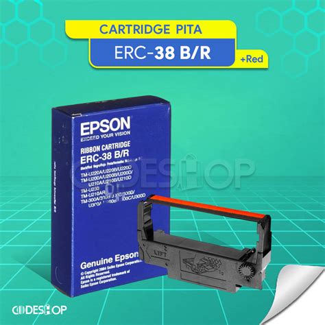 Jual Epson Ribbon Cartridge Erc Black Red Tm U Series Original