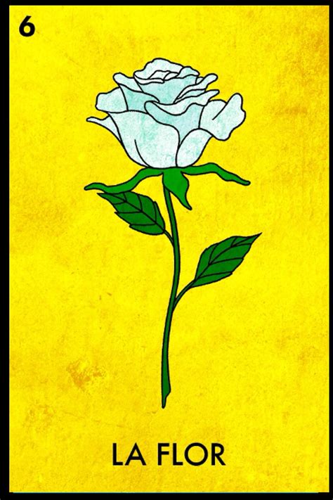 Buy La Flor La Loteria Card See Inside All Mexicana Loteria