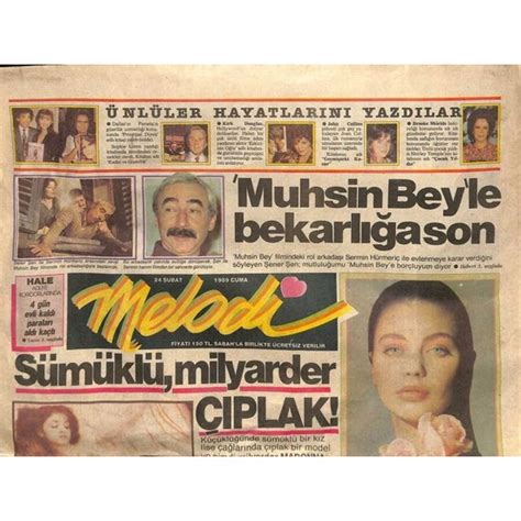 Sabah Gazetesi Melodi Eki 24 Şubat 1989 Rock Türü Müziği Fiyatı