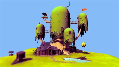 Finn & Jake's Tree Fort (Adventure Time) - 3D model by se7en23 [3489293 ...