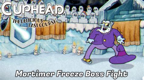 Cuphead Dlc Mortimer Freeze Boss Fight Ice Wizard Cuphead Dlc Boss