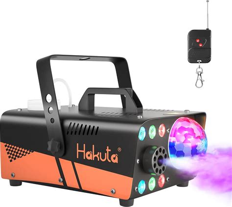 Fog Machine Hakuta W Smoke Machine With Disco Ball Lights And Led