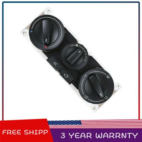 Air Heater Ac Control Unit Panel Switch For Vw Golf Jetta Beetle