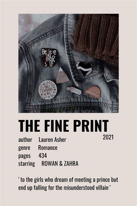 The Fine Print | Book posters, Best wattpad books, Romantic books