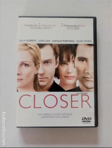 DVD CLOSER Julia Roberts Jude Law Natalie Portman Clive Owen W3