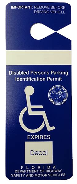 Disabled Parking Permit Overview Sarasota Tax Collector