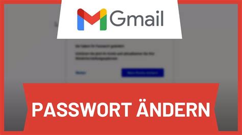 Gmail Passwort Ndern Tutorial Youtube