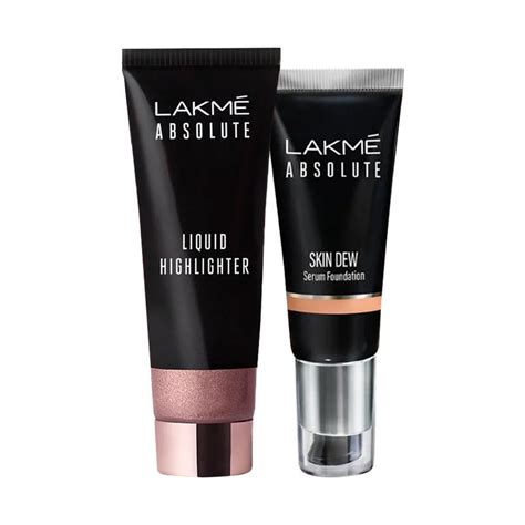 Lakme Absolute Dew Serum Foundation + Highlighter: Buy Lakme Absolute Dew Serum Foundation ...